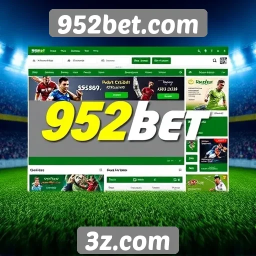 Interatividade e usabilidade do site 952bet.com